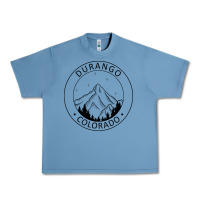 Pebble Blue Durango Mountain City - Colorado State Souvenir Gift Urban Heavy Tee - trangStudio