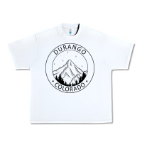 White Durango Mountain City - Colorado State Souvenir Gift Urban Heavy Tee - trangStudio