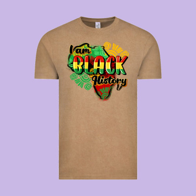 I Am Black History Vintage Tee Designed By Cowgirlartshop