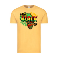 Vintage Mustard i am black history Vintage Tee - CowGirlArtShop