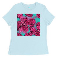 Breast Cancer Seamless Pattern Ladies Tee | Teevron