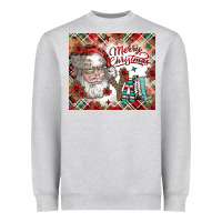 Heather Grey merry christmas y'all Heavyweight Sweatshirt - CowhideDigitalArt