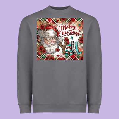 Merry Christmas Y'all Heavyweight Sweatshirt Designed By Cowhidedigitalart