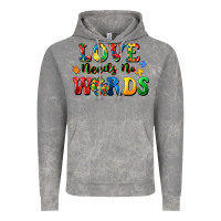 Cloud Rock Love needs no words Vintage Hoodie - CowGirlArtShop