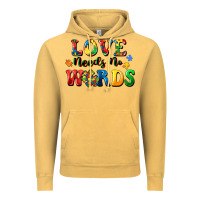 Vintage Mustard Love needs no words Vintage Hoodie - CowGirlArtShop