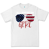White All American Girl Premium Tee - Bettercallsaul