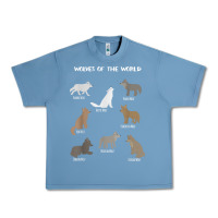 Pebble Blue Wolves Of The World Educational Wolf Gift Urban Heavy Tee - trangStudio