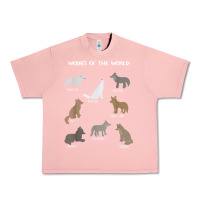 Salmon Wolves Of The World Educational Wolf Gift Urban Heavy Tee - trangStudio
