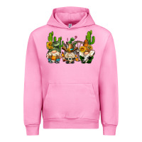Fuchsia Pink western gnomes with cactus Urban Hoodie - AdoDesignShop