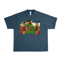 Midnight Navy teacher claus christmas Urban Heavy Tee - CowGirlArtShop