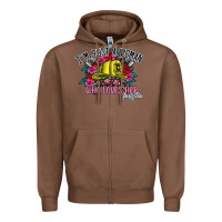 Chestnut im just a woman who loves her firefighter Zipper Hoodie - SublimationCraftShop