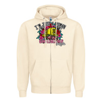 Sandshell im just a woman who loves her firefighter Zipper Hoodie - SublimationCraftShop