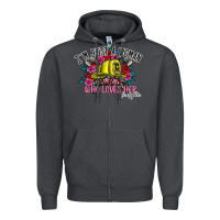 Smoke im just a woman who loves her firefighter Zipper Hoodie - SublimationCraftShop