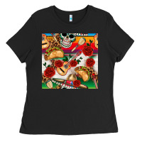 Black mexican  seamless pattern Ladies Tee - texasbilliewilder