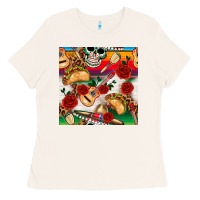 Bone mexican  seamless pattern Ladies Tee - texasbilliewilder