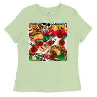 Matcha mexican  seamless pattern Ladies Tee - texasbilliewilder