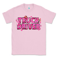 Bubblegum Pink Breast Cancer truck driver Classic Tee - texasbilliewilder
