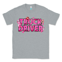 Heather Grey Breast Cancer truck driver Classic Tee - texasbilliewilder