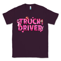 Plum Breast Cancer truck driver Classic Tee - texasbilliewilder