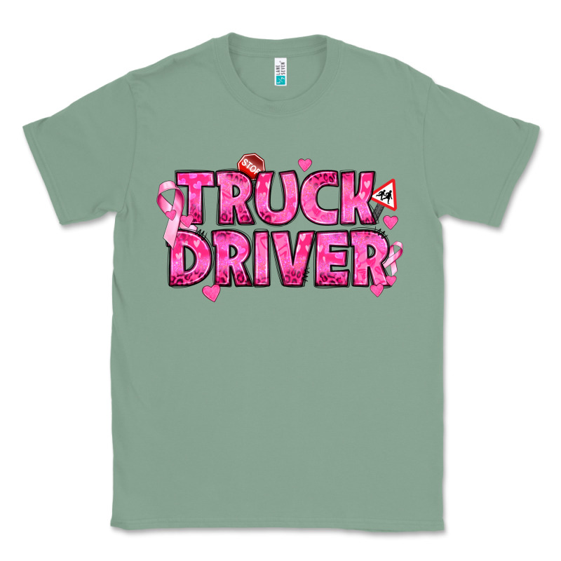 Breast Cancer Truck Driver Classic Tee by texasbilliewilder | Teevron