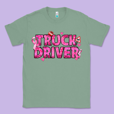 Breast Cancer Truck Driver Classic Tee Designed By Texasbilliewilder