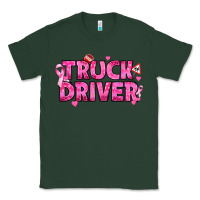 Sports Green Breast Cancer truck driver Classic Tee - texasbilliewilder