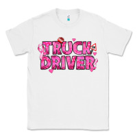White Breast Cancer truck driver Classic Tee - texasbilliewilder