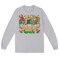 Moon Dust ı have boundary issues mardi gras olivia Long Sleeve Tee - OliviaCreatesArt