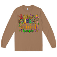 Toasted Coconut ı have boundary issues mardi gras olivia Long Sleeve Tee - OliviaCreatesArt