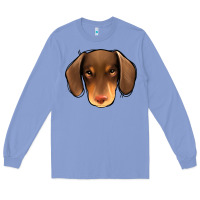 Colony Blue Dachshund Long Sleeve Tee - Jasminsmagicworld