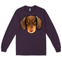 Plum Dachshund Long Sleeve Tee - Jasminsmagicworld