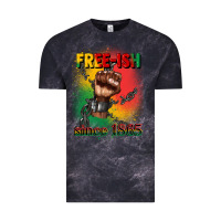 Cloud Black free ish since 1865 juneteenth Vintage Tee - CowGirlArtShop