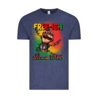 Vintage Denim free ish since 1865 juneteenth Vintage Tee - CowGirlArtShop