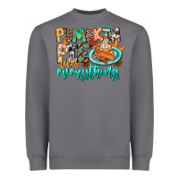 Storm Pumpkin Pie Fixes Everything Heavyweight Sweatshirt - CowhideDigitalArt