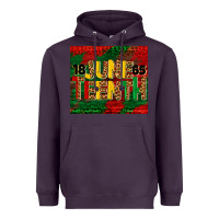 Plum juneteenth 1865 tumbler Heavyweight Hoodie - BarkalooDesign