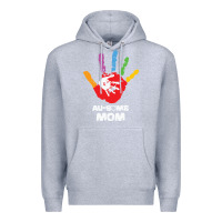 Heather Grey LIL Autism Mom Premium Hoodie - CowhideDigitalArt