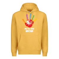 Mustard LIL Autism Mom Premium Hoodie - CowhideDigitalArt