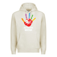 Oatmeal Heather LIL Autism Mom Premium Hoodie - CowhideDigitalArt