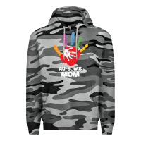 Slate Camo LIL Autism Mom Premium Hoodie - CowhideDigitalArt