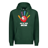 Sports Green LIL Autism Mom Premium Hoodie - CowhideDigitalArt