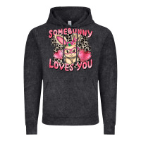 Vintage Black Somebunny loves you Easter Day Vintage Hoodie - CowGirlArtShop