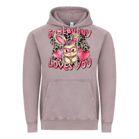Vintage Zinc Somebunny loves you Easter Day Vintage Hoodie - CowGirlArtShop