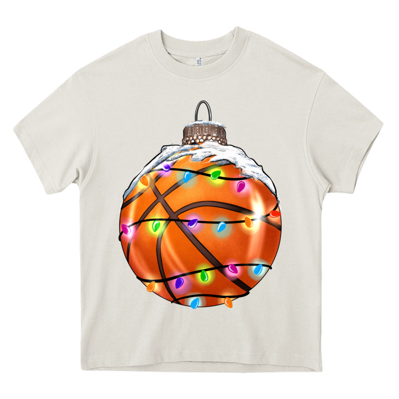 Christmas Basketball Heavy Core Tee by RanaPortraitStore | Teevron