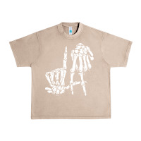 French Oak la hand sign lazy diy halloween costume skeleton los angeles pullover Urban Heavy Tee - trangStudio
