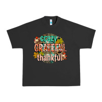 Pigment Black crazy grateful thankful Urban Heavy Tee - CowGirlArtShop