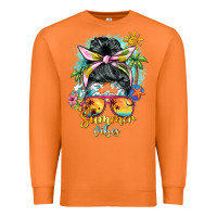 Carrot summer vibes messy bun Premium Sweatshirt - BarkalooDesign