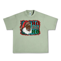 Oil Green african american santa ho ho ho Urban Heavy Tee - RanaPortraitStore