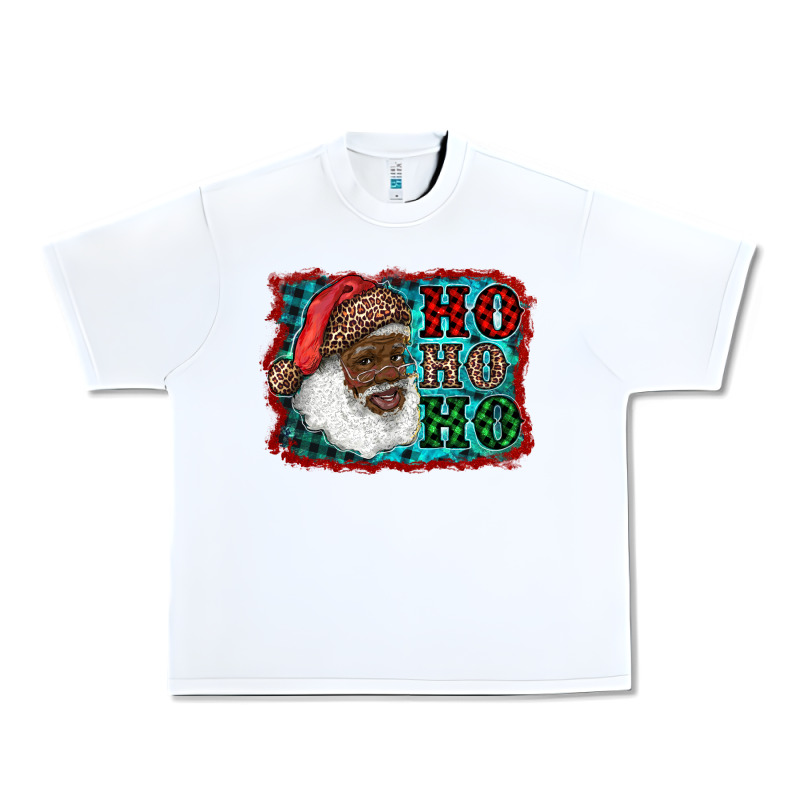 African American Santa Ho Ho Ho Urban Heavy Tee by RanaPortraitStore | Teevron
