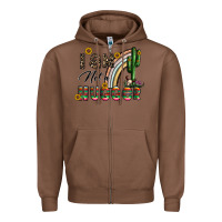 Chestnut i am not a hugger Zipper Hoodie - CowhideDigitalArt