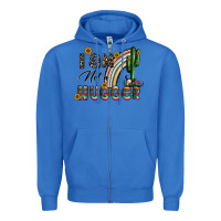 True Royal i am not a hugger Zipper Hoodie - CowhideDigitalArt